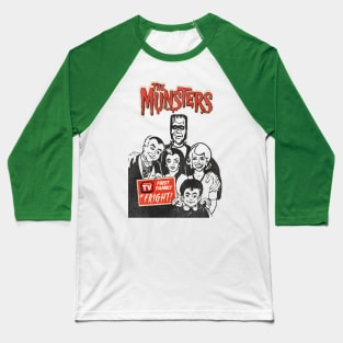 The Munsters 'First Family' of FRIGHT! Baseball T-Shirt